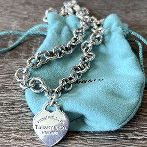 Tiffany and Co. Sterling Silver 16” Return to Tiffany Necklace.